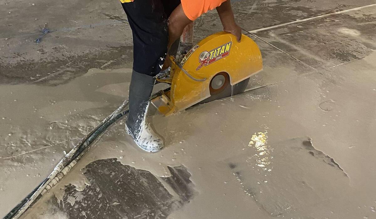 Concrete removal project